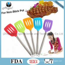 Hot Sale spatule à fente en silicone pour Chritmas Holiday Ss10